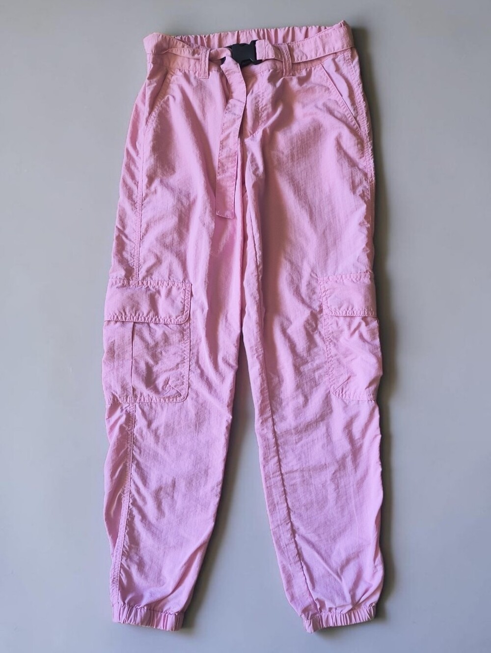 Y2K Utility Streetwear 💖 Ninth Hall Gorpcore Tillys Pink Cargo Jogger Pants XS